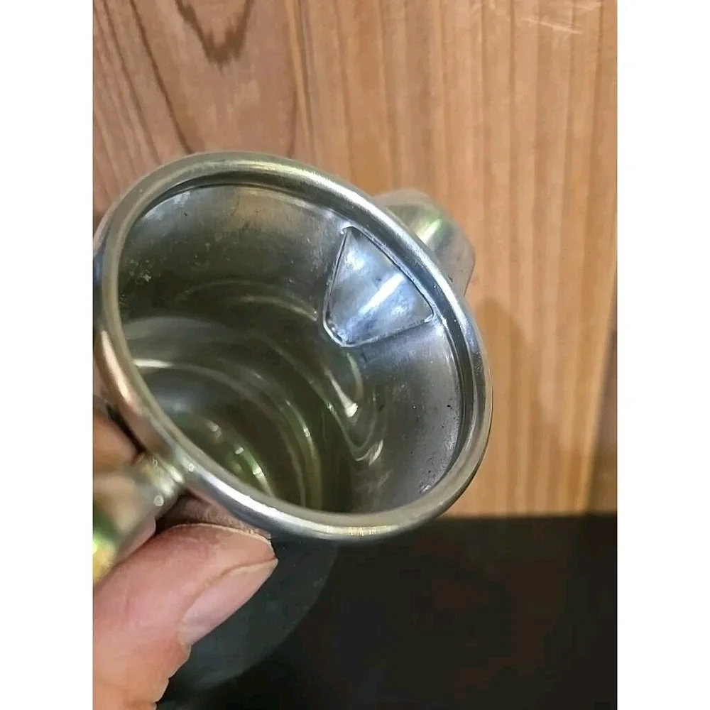 Vtg MCM Danish Quality‎ Queen Art Pewter Creamer Pitcher #351